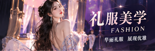 礼服与色彩专题视觉